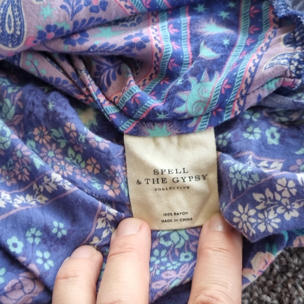 Spell & the gypsy purple and pink luna and floral blouse - Picture 5 of 10